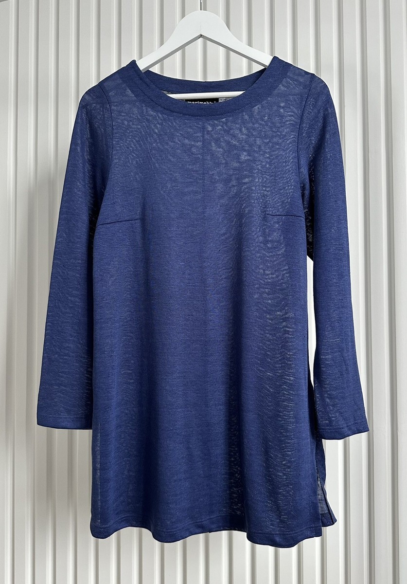 marimekko linen dress Pihalla Unikko