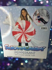 Peppermint Candy Inflatable Snow Tube Glidder Snow Candy Snowglidder Pool Candy