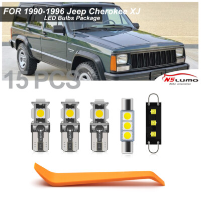 LED Interior Dome Map Cargo Footwell Glove Box Bulbs For 90-96