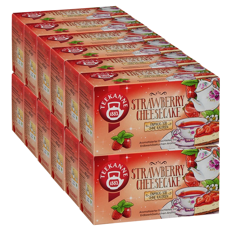 Teekanne Strawberry Cheesecake 12er Pack - Bild 1 von 1