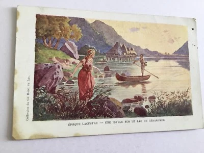 CPA Une idylle sur le lac de Gerardmer - Photo 1/2