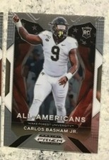 2021 Prizm Draft Picks Carlos Basham Jr RC All American Silver Parallel FREE Shp