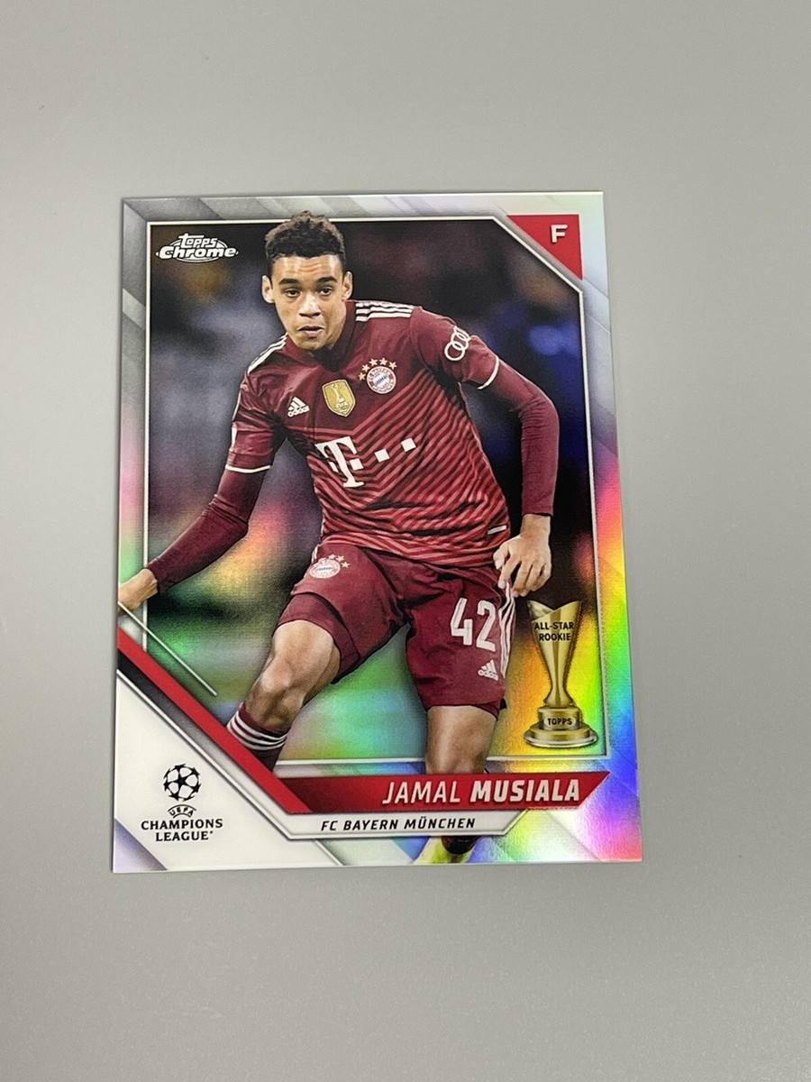Jamal Musiala 2021-22 Topps Chrome Champions League