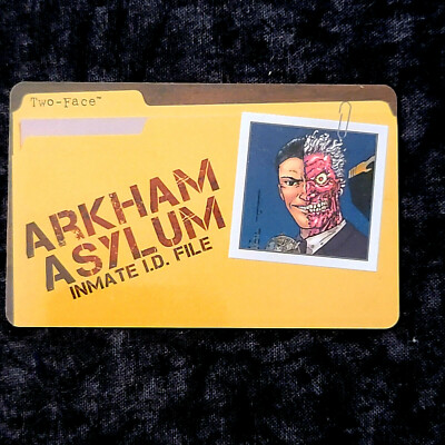TWO-FACE - ID Card DCID-012 Arkham Asylum Convention Exclusive DC Heroclix