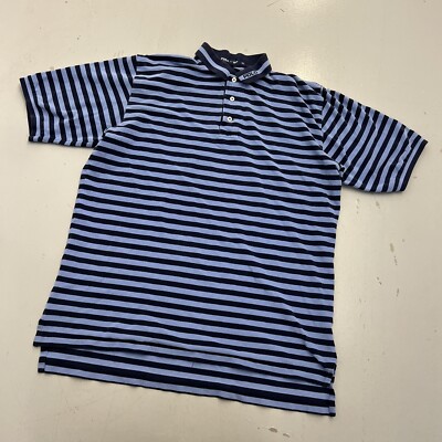 D*n様 【希少】90s Polo by Ralph Lauren ストライプス Vintage 90s Polo Ralph Lauren Golf Striped Casual Blue Collared