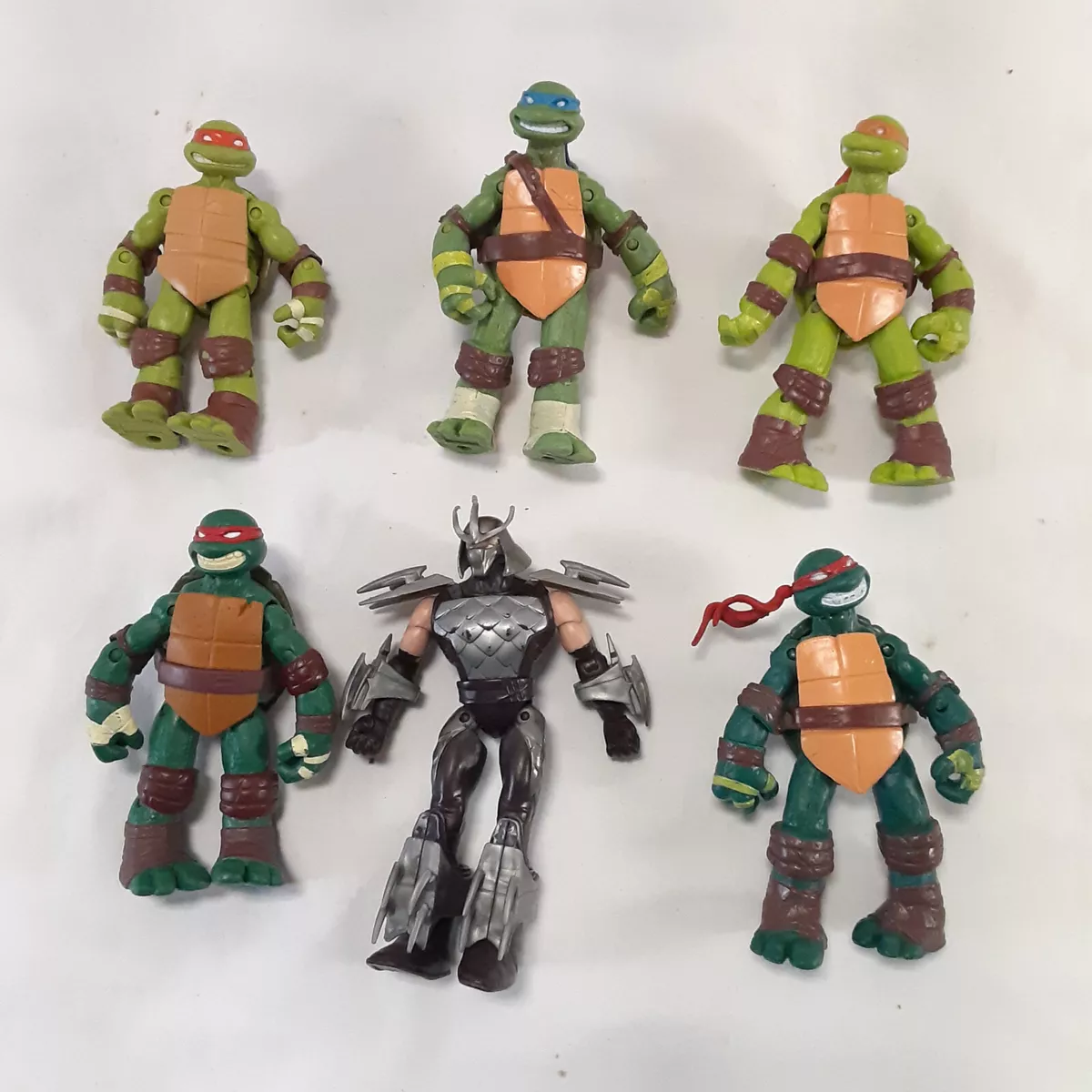 Lot de 6 armes tortues ninja mutantes adolescentes Viacom 2012