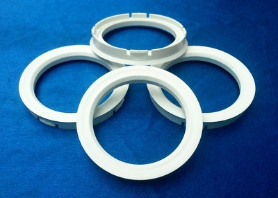 4 Stück Zentrierringe 73,0 mm  58,1 mm  für Alufelgen weiß FZ45