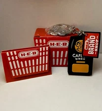 H-E-B Brand Shop Mystery Keychain - HEB Cafe Ole Gift - Brand New Open Box