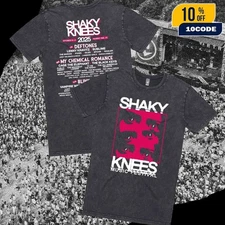 Shaky Knees Music Festival 2025 Lineup Tee Unisex Washed T-Shirt Washed T-Shirt