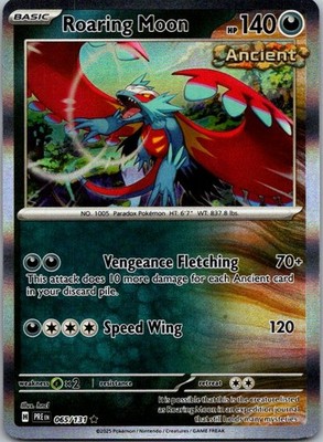 Roaring Moon Rare SV: Prismatic Evolutions 065/131 NM