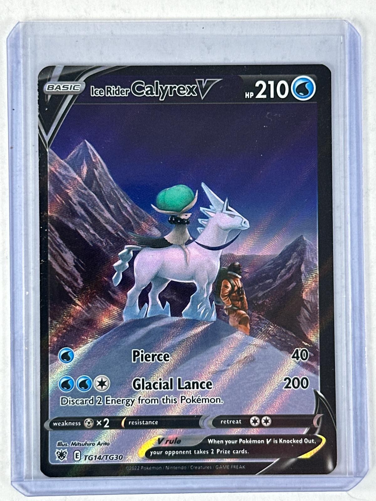 Ice Rider Calyrex V TG14/TG30 Holo Astral Radiance Trainer Gallery Pokemon NM