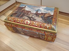 Große Lebkuchen-Blechdose v. Lebkuchenfabrik E. Otto Schmidt Nürnberg leer