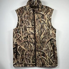 Drake Waterfowl Camouflage Layering Vest Camo Men’s Size Small Hunting Pockets U