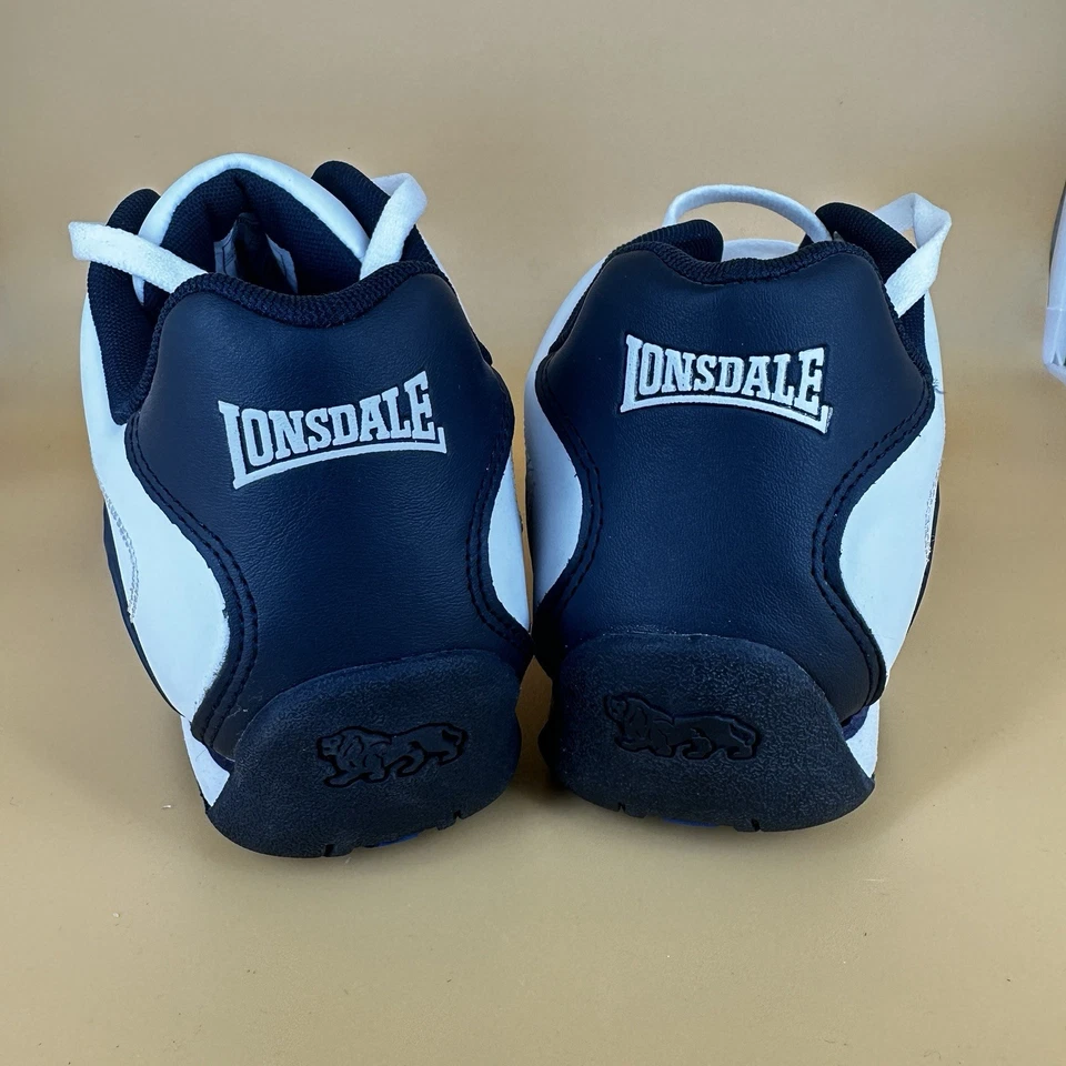 Lonsdale Camden 00 Trainers White Navy Blue Men's UK 10 Low Top Shoes - Image 4 of 4