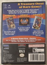 Sonic Gems Collection (Nintendo GameCube, 2005) Disc Scratched