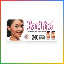 Invisible Ear Lobe Support Patches 240 Ea Waterproof Earlobe Tear Prevention Mad
