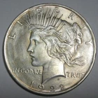 1922 PEACE SILVER DOLLAR --PHILADELPHIA MINT