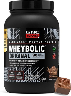 GNC AMP New Wheybolic- Clinically Studied Whey Protein Powder for Workouts & A