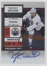2010-11 Panini Playoff Contenders Rookie Ticket Taylor Hall #135 Auto g3b