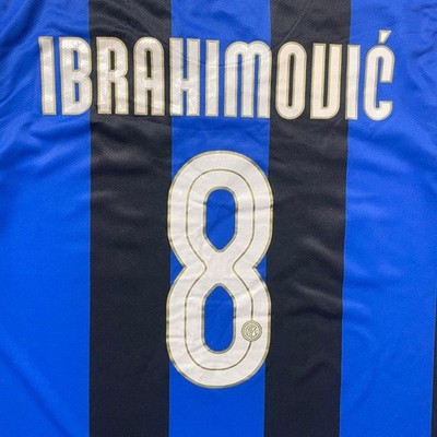 Zlatan Ibrahimovic #8 Inter Milan 2008-09 Home Jersey Nike