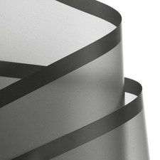 10Pcs 22.8"x22.8" Flower Wrapping Paper Transparent Black Border