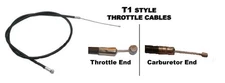 Outside Distributing T1-275 T1 Style Throttle Cable - Sleeve Length 27.0in.