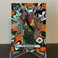 Ezi Magbegor  /399 Orange Laser My House #9 2025 Donruss WNBA Seattle Storm