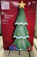 Gemmy~6.5 Ft " Led" Airblown Inflatable~christmas Tree & Gift Boxes~ New