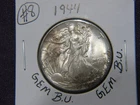 1944 Walking liberty half in Gem B.U. condition # 8
