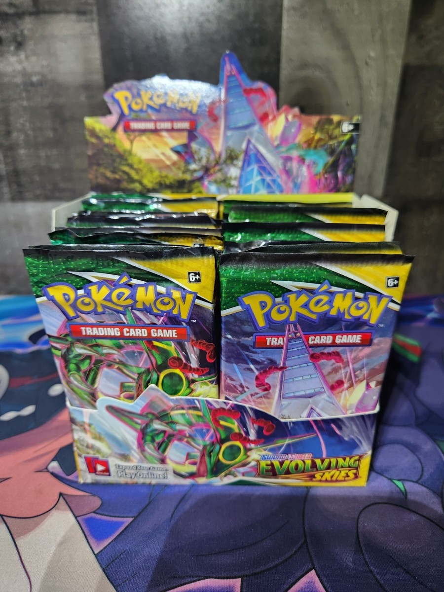 pokemon evolving skies booster box ebay Amazon.com: Pokemon Sword & Shield Evolving Skies Booster Pack main image 1