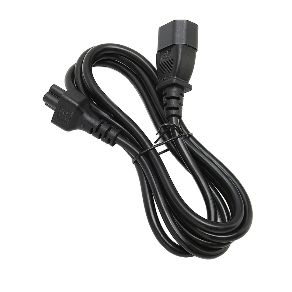 10A 250V 2500W 5.9ft IEC320 C14 To IEC320 C5 Power Cord IEC320 C14 Male To OU - Image 3 of 4