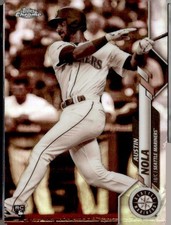 2020 Topps Chrome #11 Austin Nola Sepia Refractor