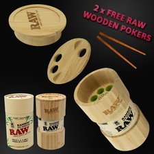 RAW Bamboo  SIX SHOOTER Kingsize or 1 1/4 Multi Cone Filler 6 pre-rolled Cones