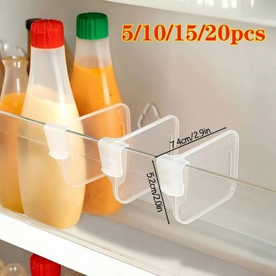 5-20 STCK. Klar Kühlschrank Organizer Teiler Verstellbar Küche Kühlschrank Aufbewahrung