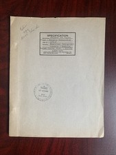 Tech.specfctn DocumentsChrysler Corp Jet Engine Plant 1952 Building Project