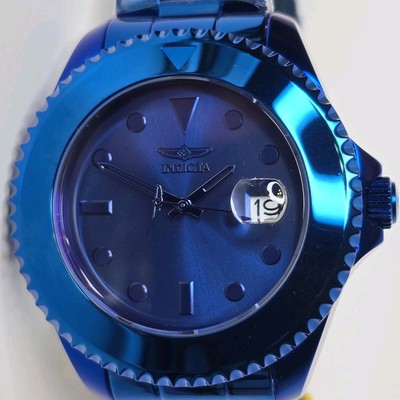 自動巻★オールブルー INVICTA Pro Diver 35040 Invicta Men's Automatic Pro Diver Watch Blue 47mm 35040 | eBay