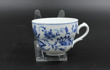 Tirschenreuth ZWIEBELMUSTER Kaffeetasse Tasse Echt Kobalt Porzellan H 6,5 cm