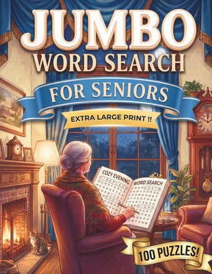Jumbo Word Search for Seniors: Size 30 Fonts! Extra Large Print Throughout