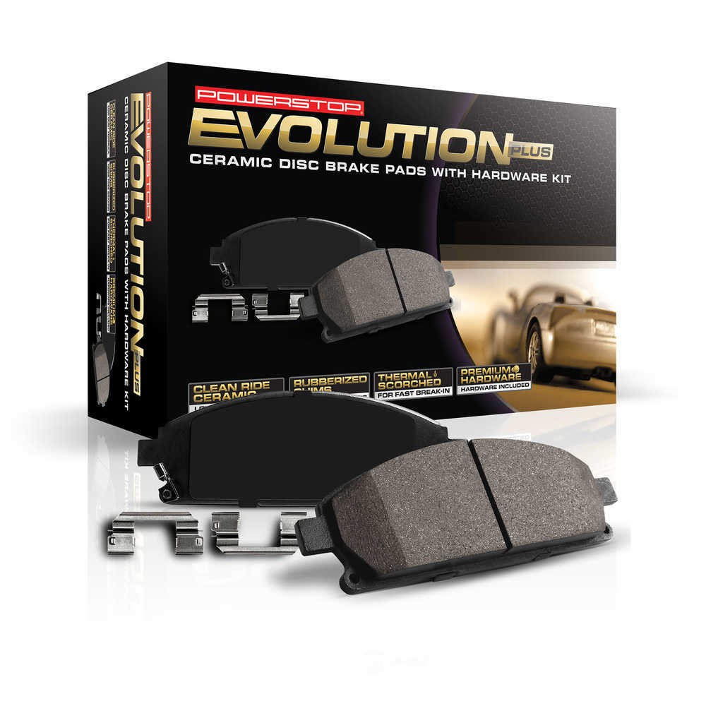 Disc Brake Pad Set-Front Z17 Low-Dust Ceramic Brake Pads with