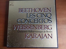 Beethoven: Die fünf Klavierkonzerte - Alexis Weissenberg, Karajan - Box 4 LP