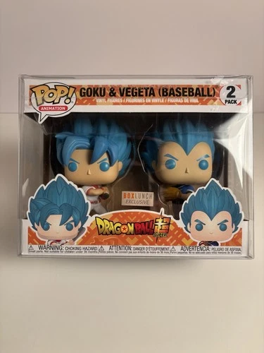 Funko Pop Dragonball Super Goku & Vegeta Baseball 2-Pack Box Lunch Exclusive