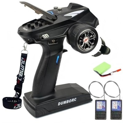 Dumbo rc X6 Radio Transmitter with P6FG and P6F 2 X6 W/ 2 Receivers /Bat-t-ery