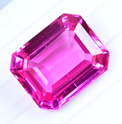 40.20 Ct Natural Mogok Pink Ruby Emerald Certified Flawless Loose Rare Gemstone