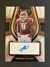 Perrion Winfrey 2022 Panini Select Auto RS-PWI RC Browns