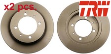 X2 PCS REAR BRAKE DISC SET LEFT & RIGHT DF2784 TRW I