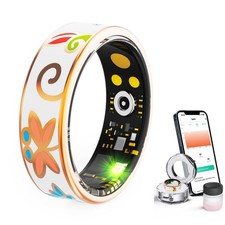 Smart Ring for Women Man, Health Fitness Tracker Ring, IP68 Waterproof Sleep ...