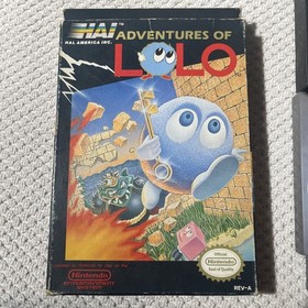 NES - Adventures of Lolo  1989 w/ Original Box & Insert