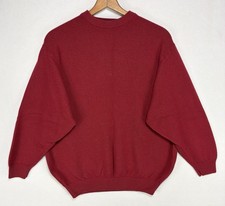 St Michael Marks  Spencer Lambswool Jumper Red UK Made Men  s Medium 42  