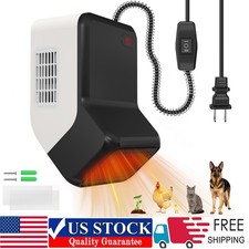 Dog House Heater w/ Thermostat Overheat Protection Pet Heater w/ Anti-Bite Cord