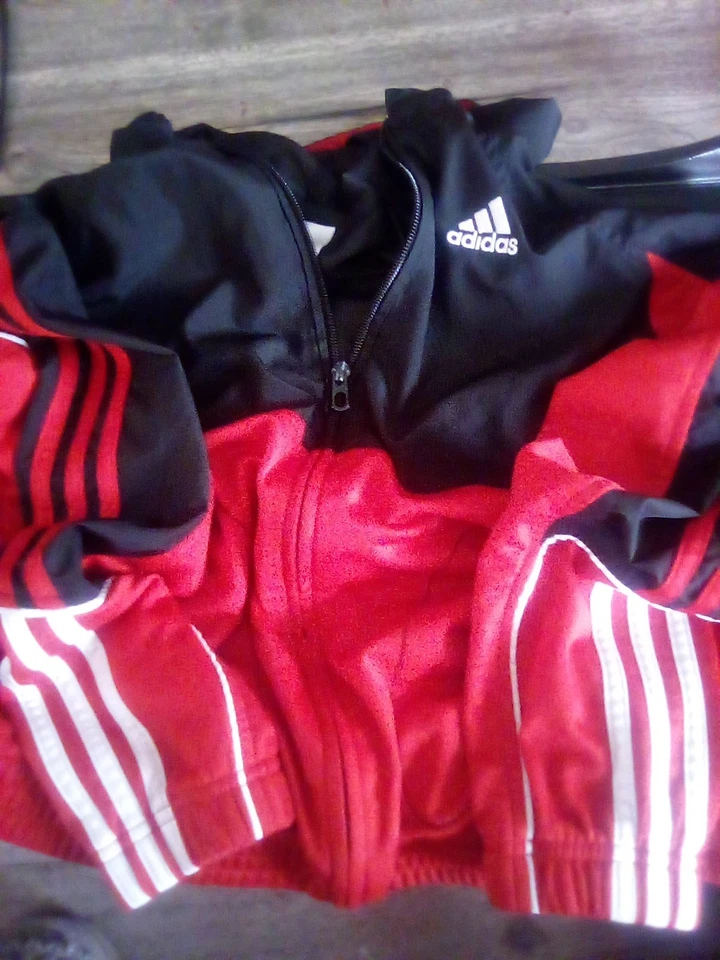 Adidas Boys Jacket Sz M - Image 4 of 4
